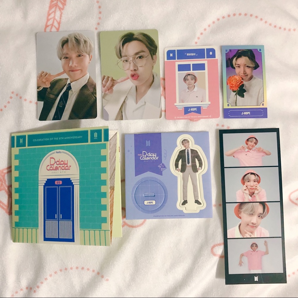 Bts Festa Calendar Jhope Hoseok Hobi Set Gem